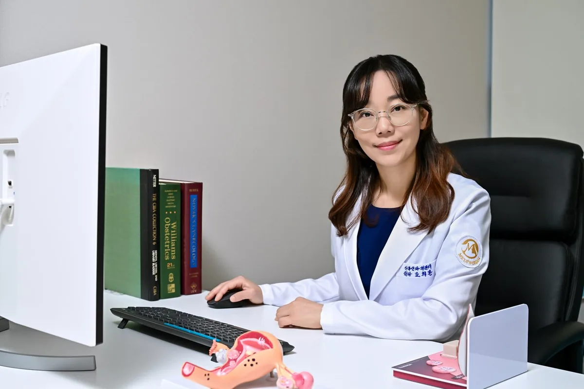메디우먼여성의원 조희본 원장 진료실